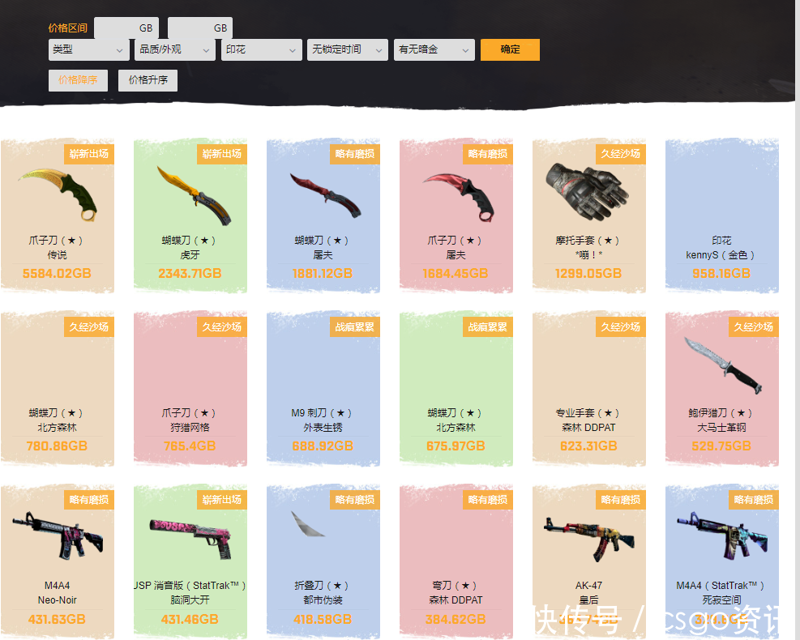 CSGO饰品开箱